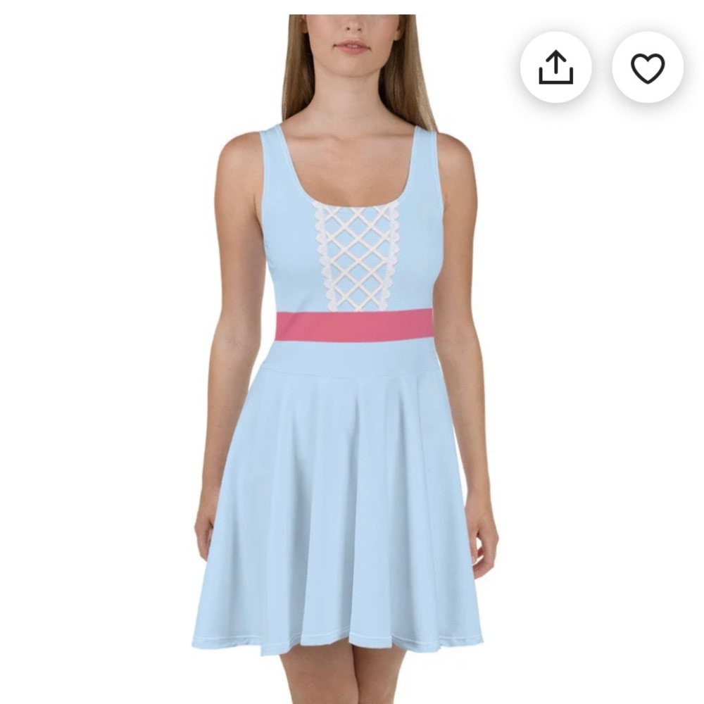 Halloween Little Bo Peep skater dress